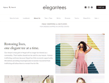 Tablet Screenshot of elegantees.com